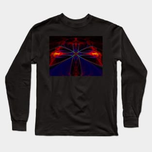 Breach:  Crucifix on Glowing Embers Long Sleeve T-Shirt